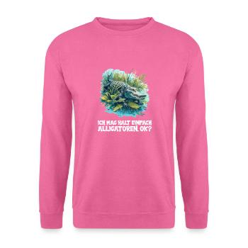 Alligatoren Alligator - Unisex Pullover - Pink - Vorne