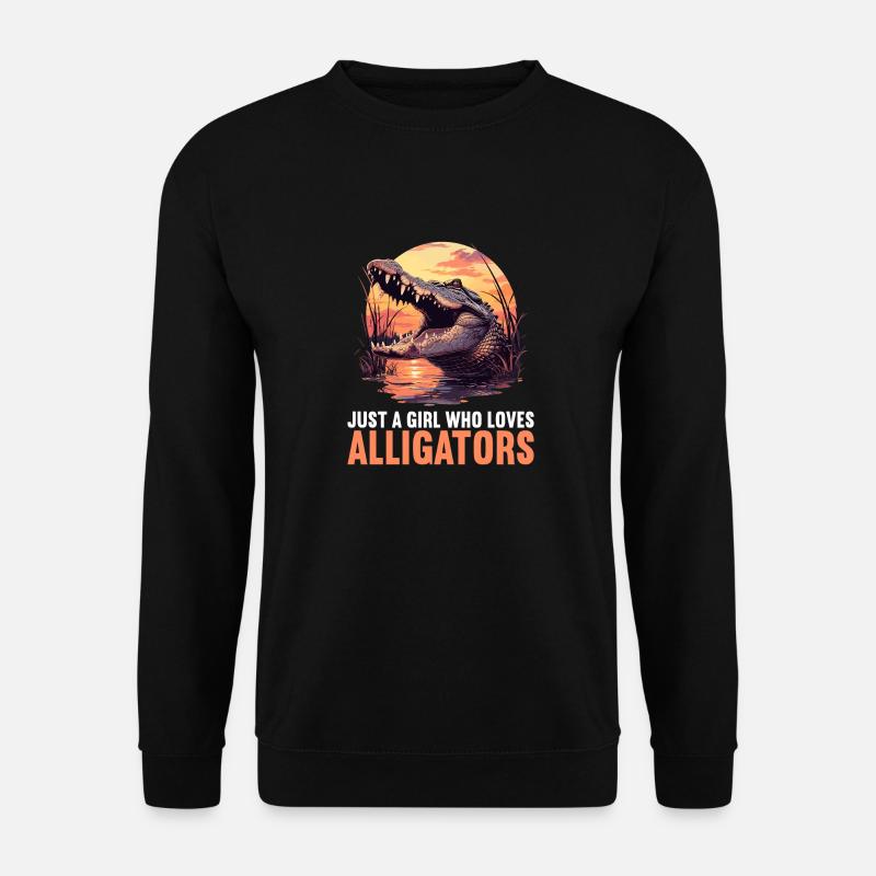 Alligatoren Alligator - Unisex Pullover - Schwarz