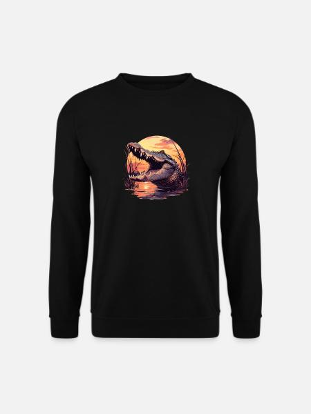 Alligatoren Alligator - Unisex Pullover - Schwarz