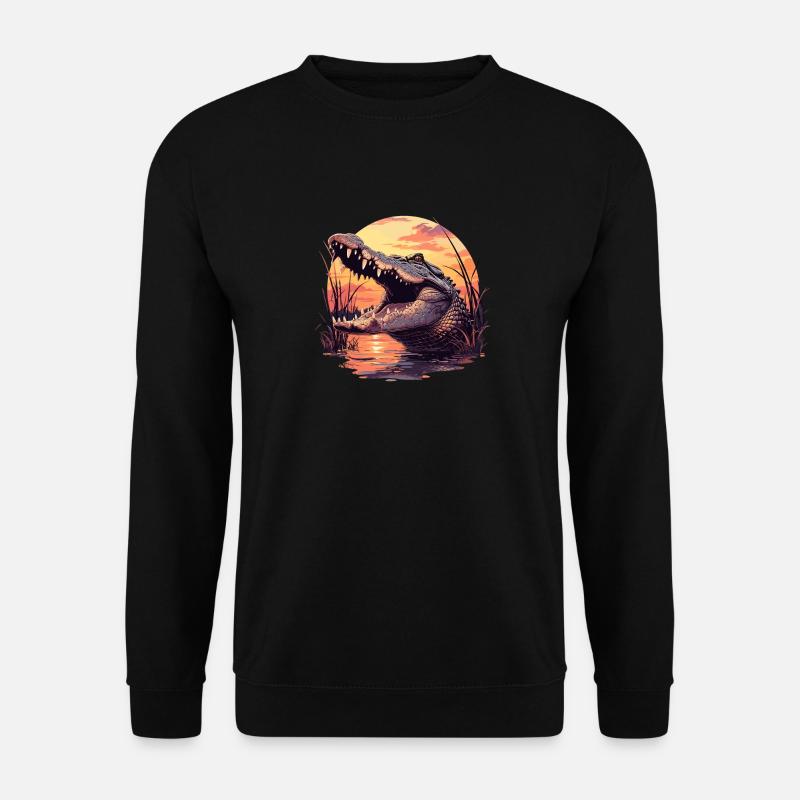 Alligatoren Alligator - Unisex Sweatshirt - black