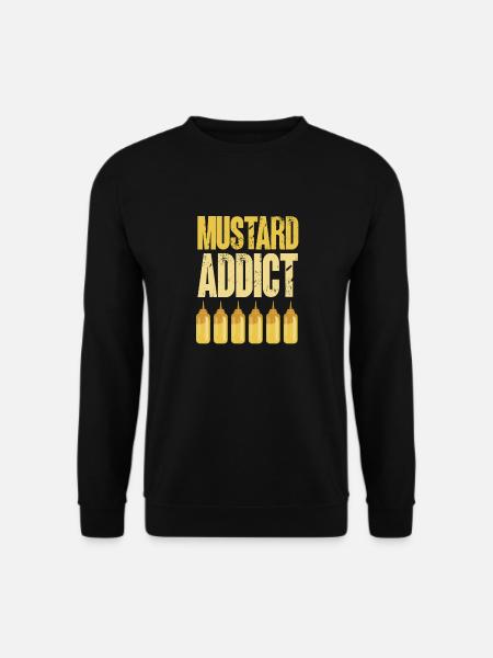 Senf Mustard - Unisex Sweatshirt - black