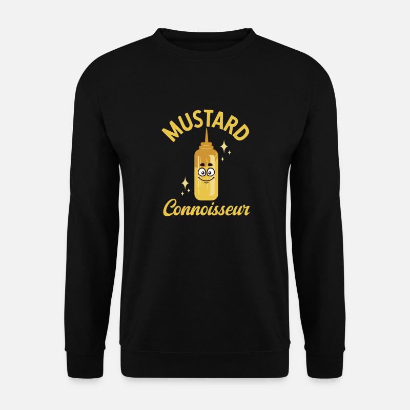 Senf Mustard - Unisex Sweatshirt - black
