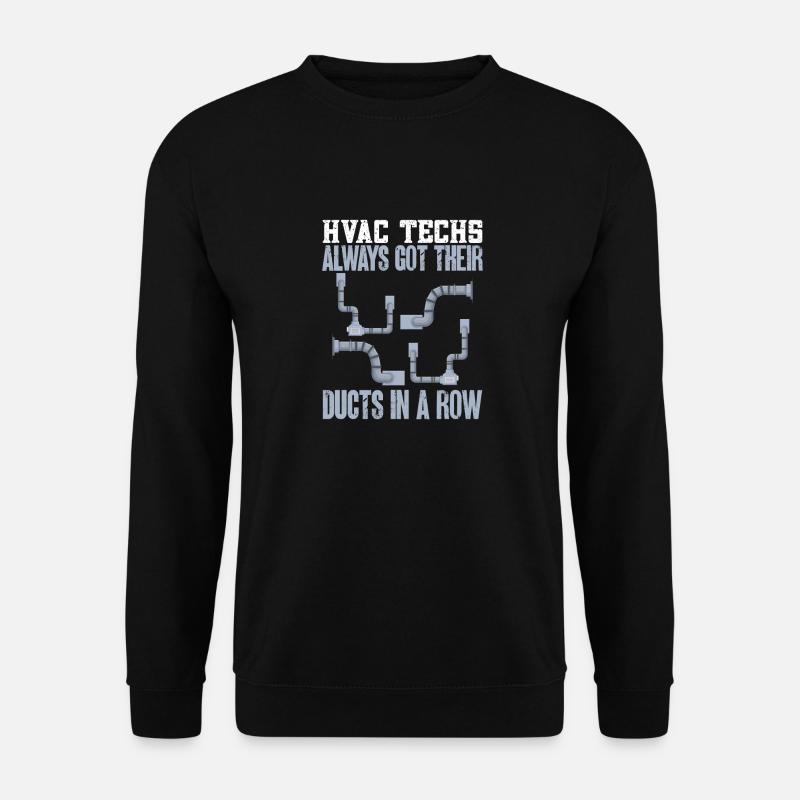 Chauffage, Climatisation, Ventilation, Technicien - Sweat-shirt Unisexe - noir