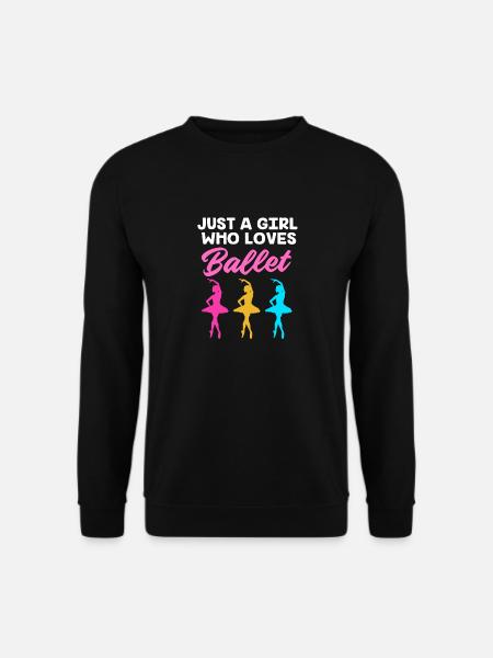 Ballett Ballett-Tänzerin - Unisex Pullover - Schwarz