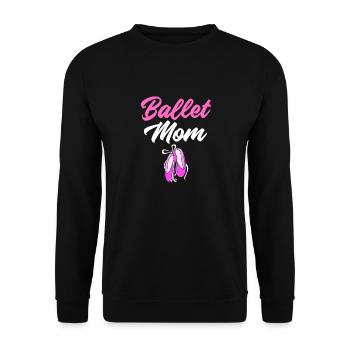 Danseuse de ballet - Sweat-shirt Unisexe - noir - Devant - Alina (178cm) & Michal (187cm)