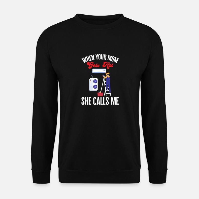Chauffage, Climatisation, Ventilation, Technicien - Sweat-shirt Unisexe - noir