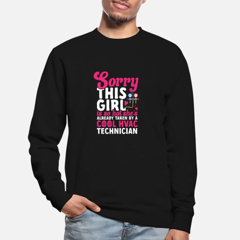 Chauffage, Climatisation, Ventilation, Technicien Sweat-shirt Unisexe