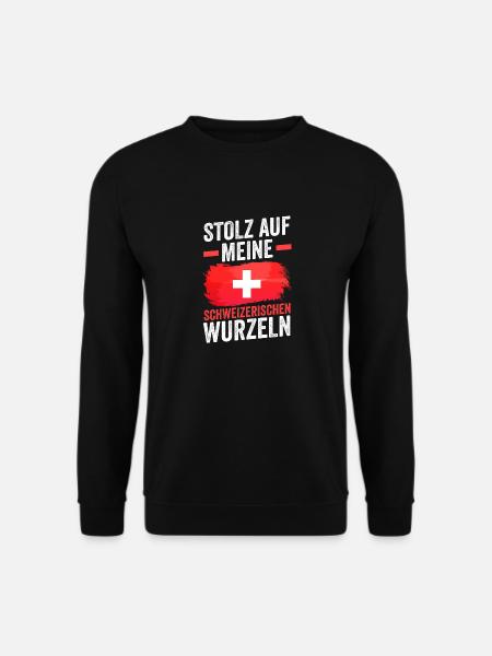 Suisse suisse - Sweat-shirt Unisexe - noir