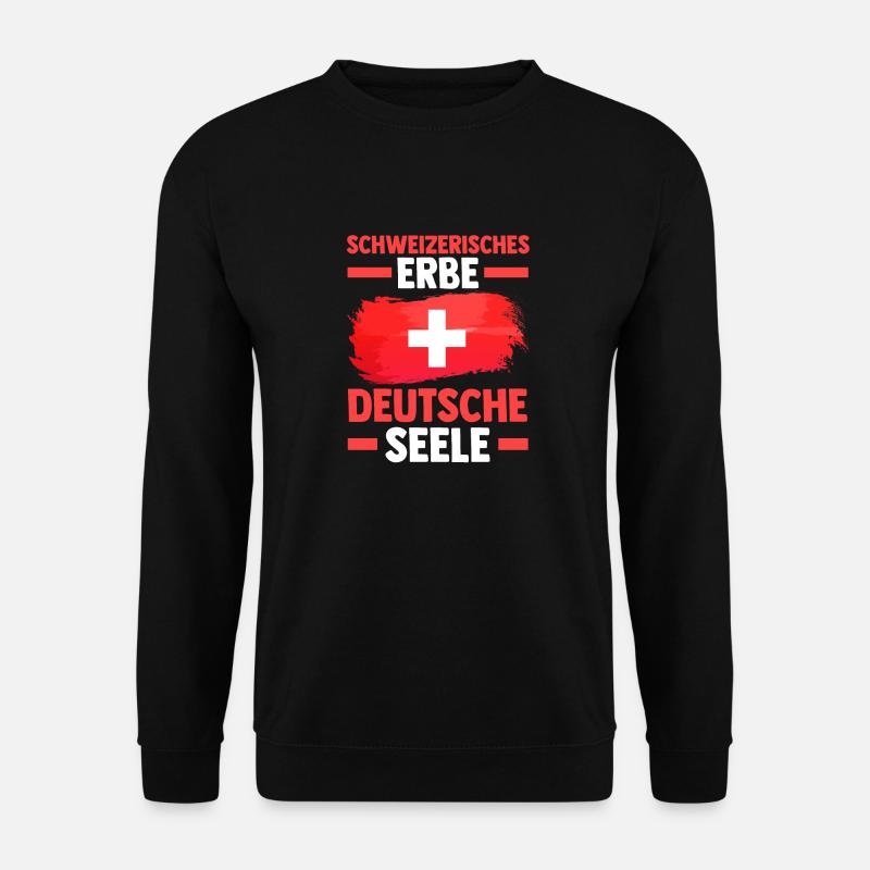 Suisse suisse - Sweat-shirt Unisexe - noir