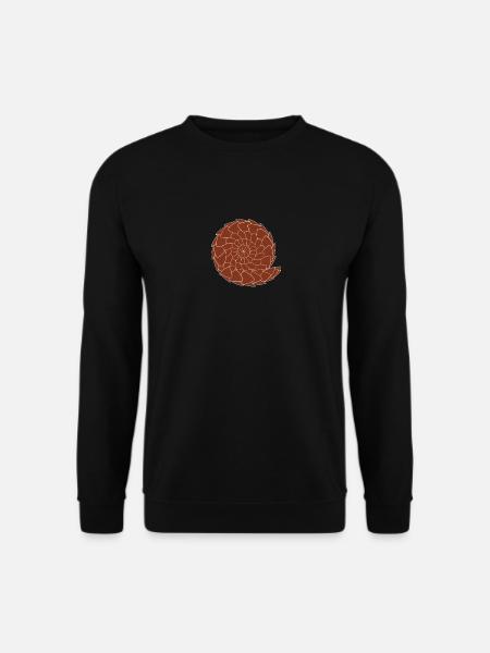 Gerolltes Schuppentierhemd Gefährdet Rette das Schuppentier - Unisex Pullover - Schwarz