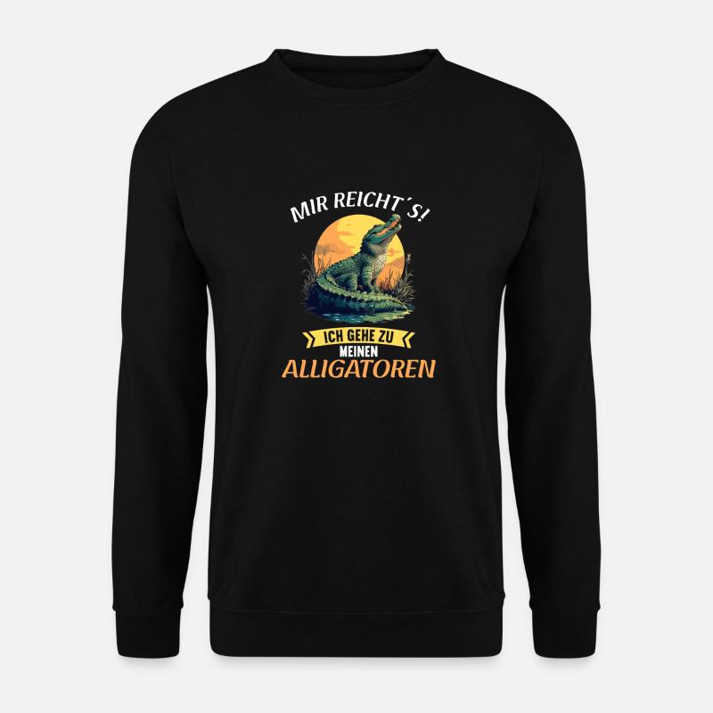 Alligatoren Alligator - Unisex Sweatshirt - black