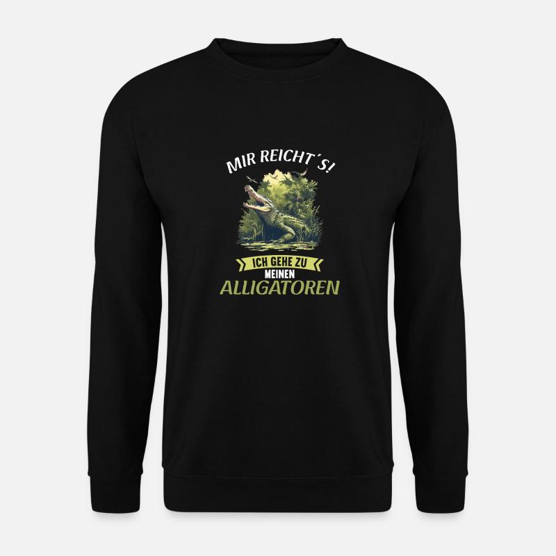 Alligatoren Alligator - Unisex Sweatshirt - black