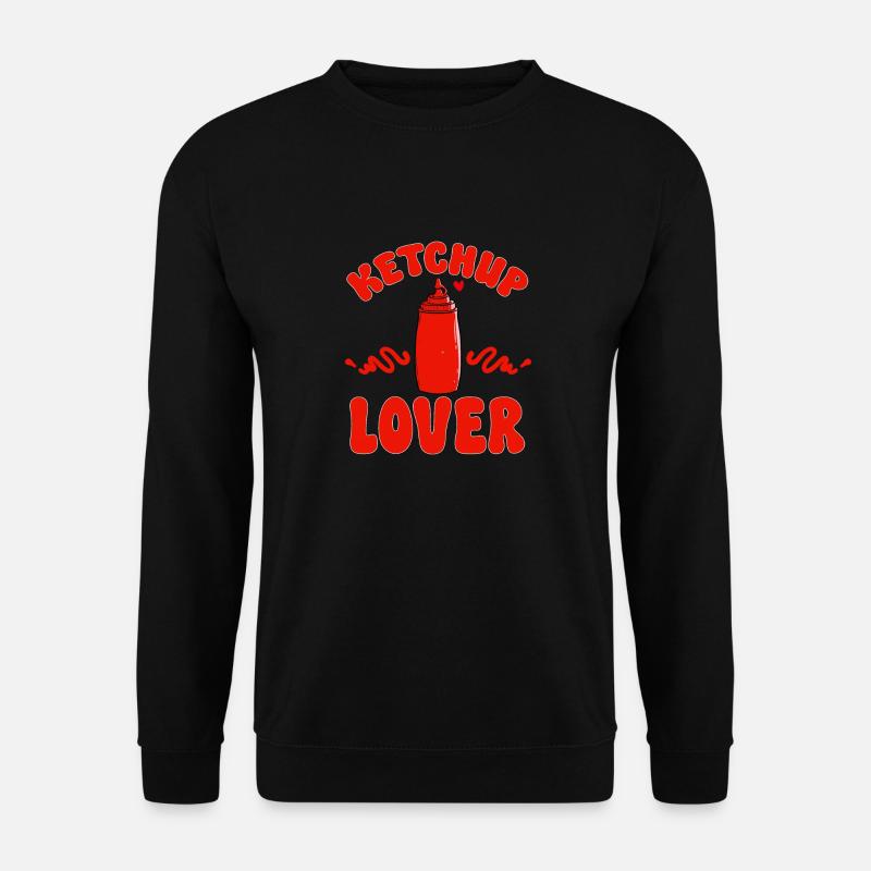 Ketchup Ketchup à la tomate - Sweat-shirt Unisexe - noir