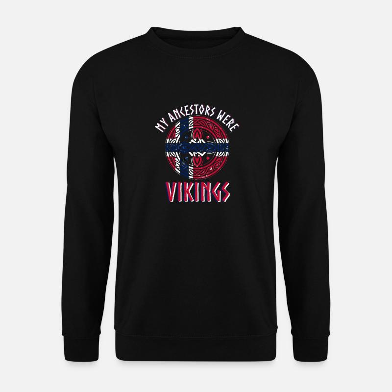 Wikinger Vorfahren Walhalla Odin Wikinger - Unisex Pullover - Schwarz
