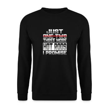 Juste un Hot Rod de plus, je promets Hot Rod Vintage - Sweat-shirt Unisexe - noir - Devant - Alina (178cm) & Michal (187cm)