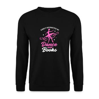 Ballet Ballet Dancer - Unisex Sweatshirt - black - Front - Alina (178cm) & Michal (187cm)