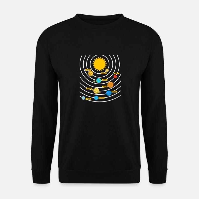 Universe Solar System - Unisex Sweatshirt - black