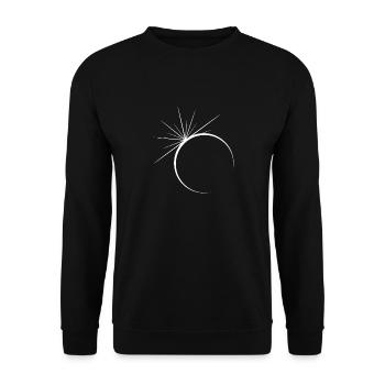 Universe Solar System - Unisex Sweatshirt - black - Front - Alina (178cm) & Michal (187cm)