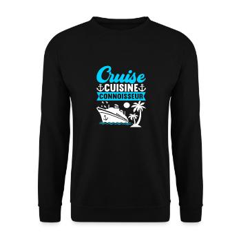 Croisière Vacances Bateau de croisière - Sweat-shirt Unisexe - noir - Devant - Alina (178cm) & Michal (187cm)