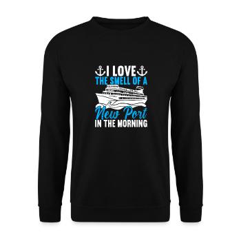 Croisière Vacances Bateau de croisière - Sweat-shirt Unisexe - noir - Devant - Alina (178cm) & Michal (187cm)