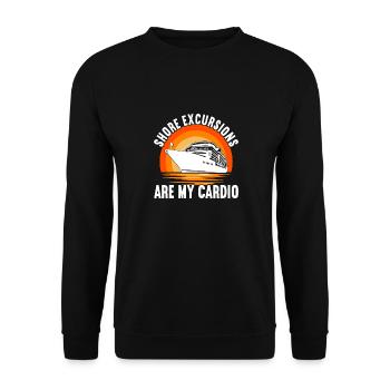 Croisière Vacances Bateau de croisière - Sweat-shirt Unisexe - noir - Devant - Alina (178cm) & Michal (187cm)