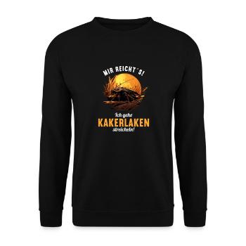 Cockroach cockroaches cockroach - Unisex Sweatshirt - black - Front - Alina (178cm) & Michal (187cm)