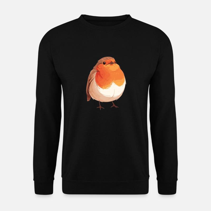 Robin Rotkehlchen - Unisex Sweatshirt - black