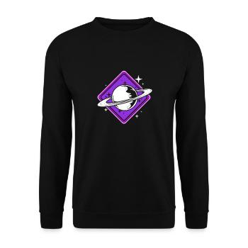 Univers du système solaire - Sweat-shirt Unisexe - noir - Devant - Alina (178cm) & Michal (187cm)