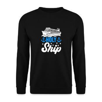 Croisière Vacances Bateau de croisière - Sweat-shirt Unisexe - noir - Devant - Alina (178cm) & Michal (187cm)
