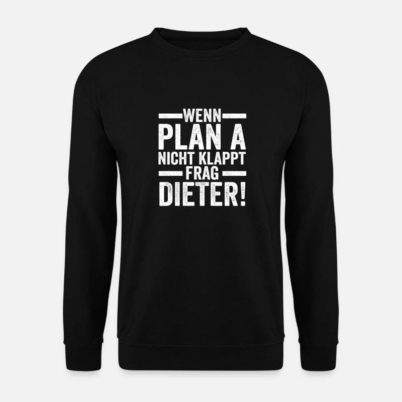 First name Dieter - Unisex Sweatshirt - black