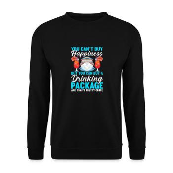 Croisière Vacances Bateau de croisière - Sweat-shirt Unisexe - noir - Devant - Alina (178cm) & Michal (187cm)