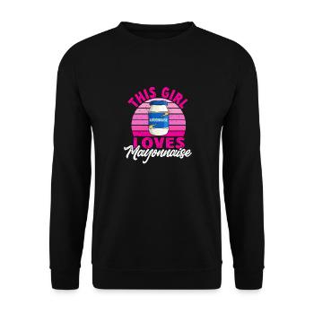 Mayonnaise - Unisex Sweatshirt - black - Front - Alina (178cm) & Michal (187cm)
