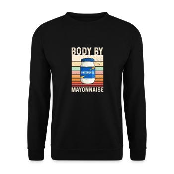 Mayonnaise - Unisex Sweatshirt - black - Front - Alina (178cm) & Michal (187cm)