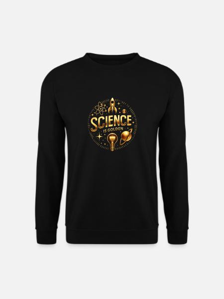 La science est d’or - Sweat-shirt Unisexe - noir