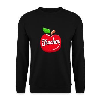 Englischlehrerin Englisch Lehrer - Unisex Pullover - Schwarz - Vorne - Alina (178cm) & Michal (187cm)