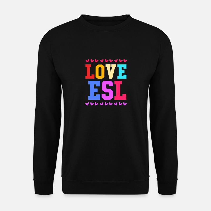 Englischlehrerin Englisch Lehrer - Unisex Pullover - Schwarz