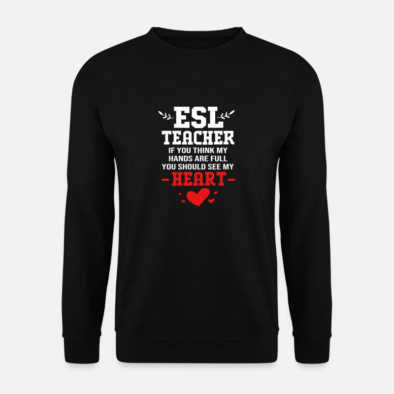 Professeur d’anglais Professeur d’anglais - Sweat-shirt Unisexe - noir