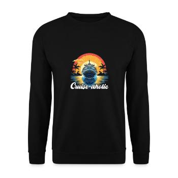 Croisière Vacances Bateau de croisière - Sweat-shirt Unisexe - noir - Devant - Alina (178cm) & Michal (187cm)
