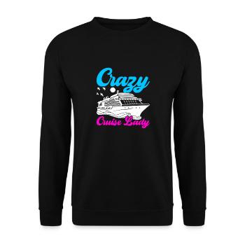 Croisière Vacances Bateau de croisière - Sweat-shirt Unisexe - noir - Devant - Alina (178cm) & Michal (187cm)