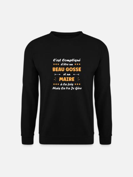 maire - Sweat-shirt Unisexe - noir