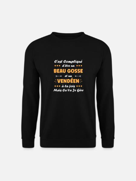 vendéen - Sweat-shirt Unisexe - noir