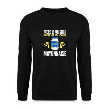 Mayonnaise - Unisex Sweatshirt - black - Front - Alina (178cm) & Michal (187cm)