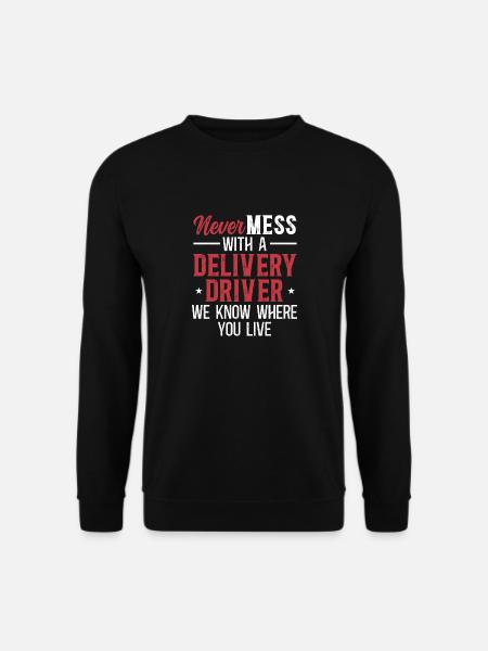 Lieferant Paket Lieferung - Unisex Pullover - Schwarz