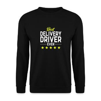 Supplier Package Delivery - Unisex Sweatshirt - black - Front - Alina (178cm) & Michal (187cm)