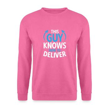 Supplier Package Delivery - Unisex Sweatshirt - pink - Front