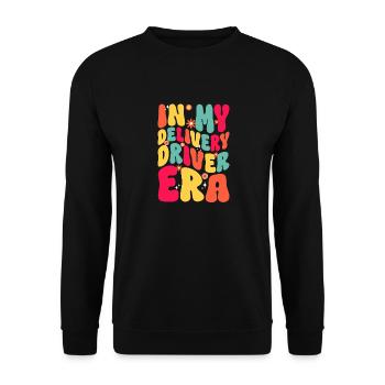 Supplier Package Delivery - Unisex Sweatshirt - black - Front - Alina (178cm) & Michal (187cm)
