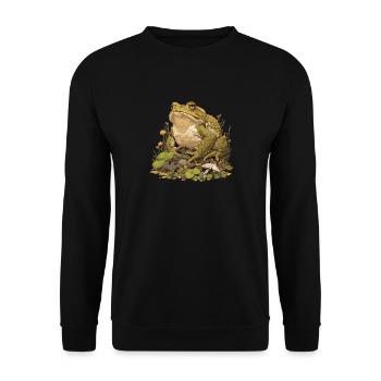 Toad Toads Toad - Unisex Sweatshirt - black - Front - Alina (178cm) & Michal (187cm)