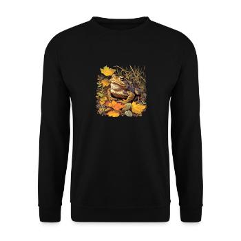 Toad Toads Toad - Unisex Sweatshirt - black - Front - Alina (178cm) & Michal (187cm)
