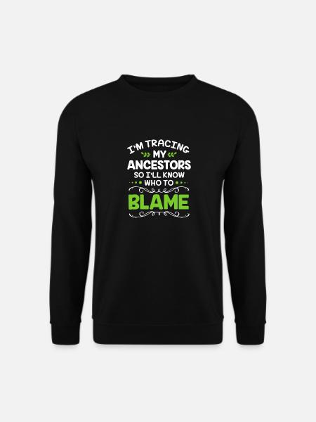 Family tree genealogy - Unisex Sweatshirt - black
