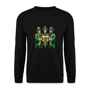 Santé entre amis - Sweat-shirt Unisexe - noir - Devant - Alina (178cm) & Michal (187cm)